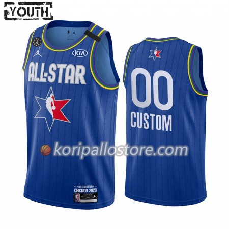2020 All-Star Custom Jordan Brand Sininen Lasten Pelipaidat Swingman